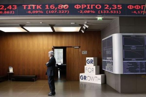 Rynek akcji Grecji zamknął sesję wzrostami. Athens General Composite zyskał 2,23%