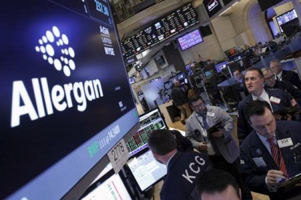 Stocks - Allergan, GrubHub Surge Premarket; FedEx Falls