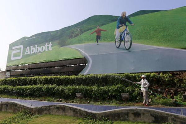 Abbott Labs Rises 3%