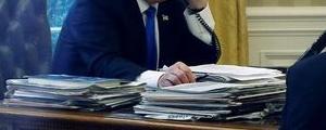 Trump: “No hubo presión en la llamada con el presidente de Ucrania"